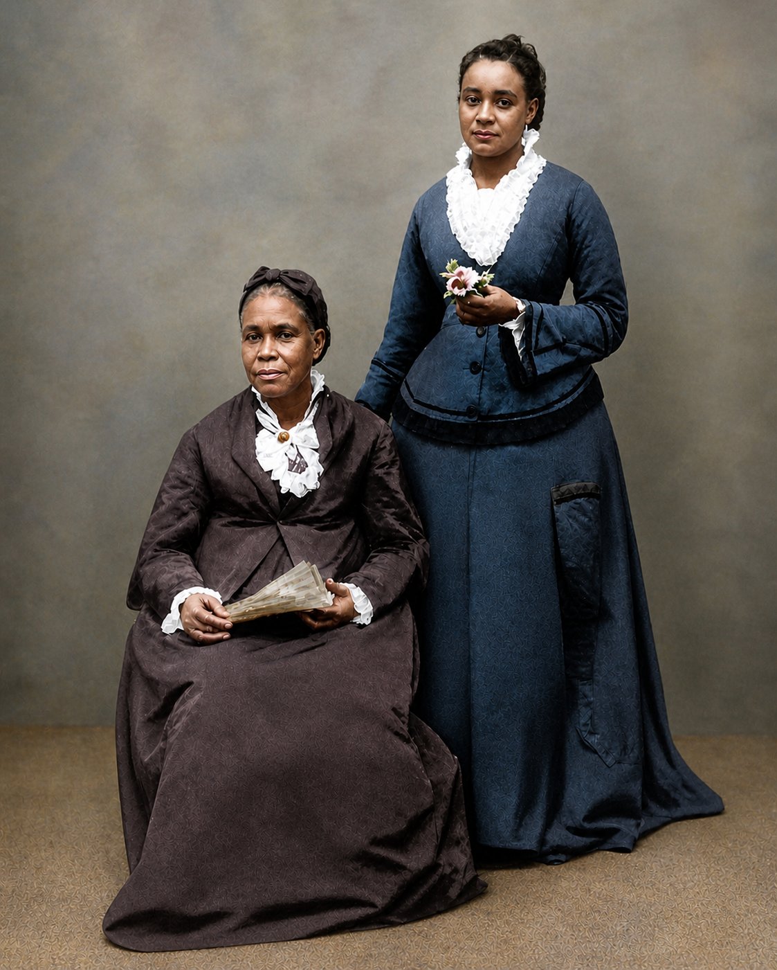 Sarah Ann Bourne-Barclay (AI-colorized)